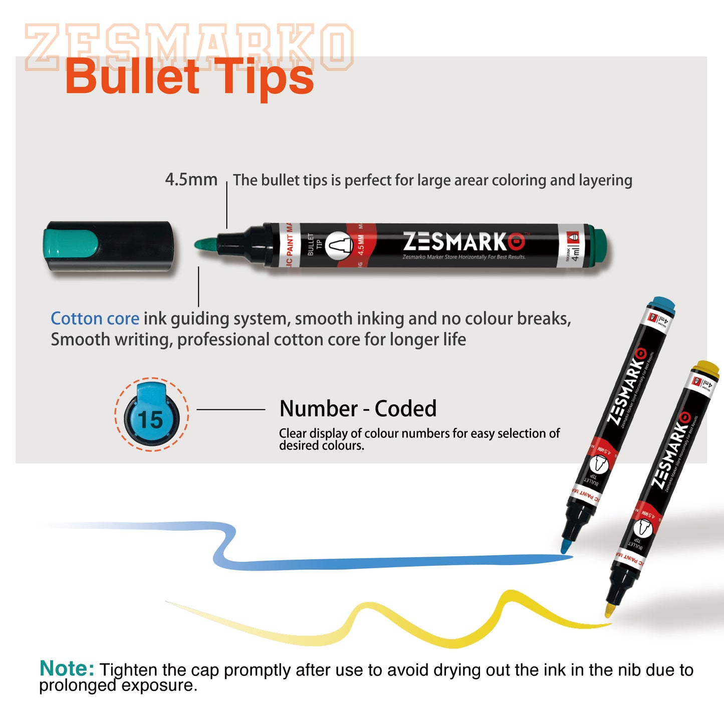 The best choice for DIY painting—new straight liquid acrylic marker