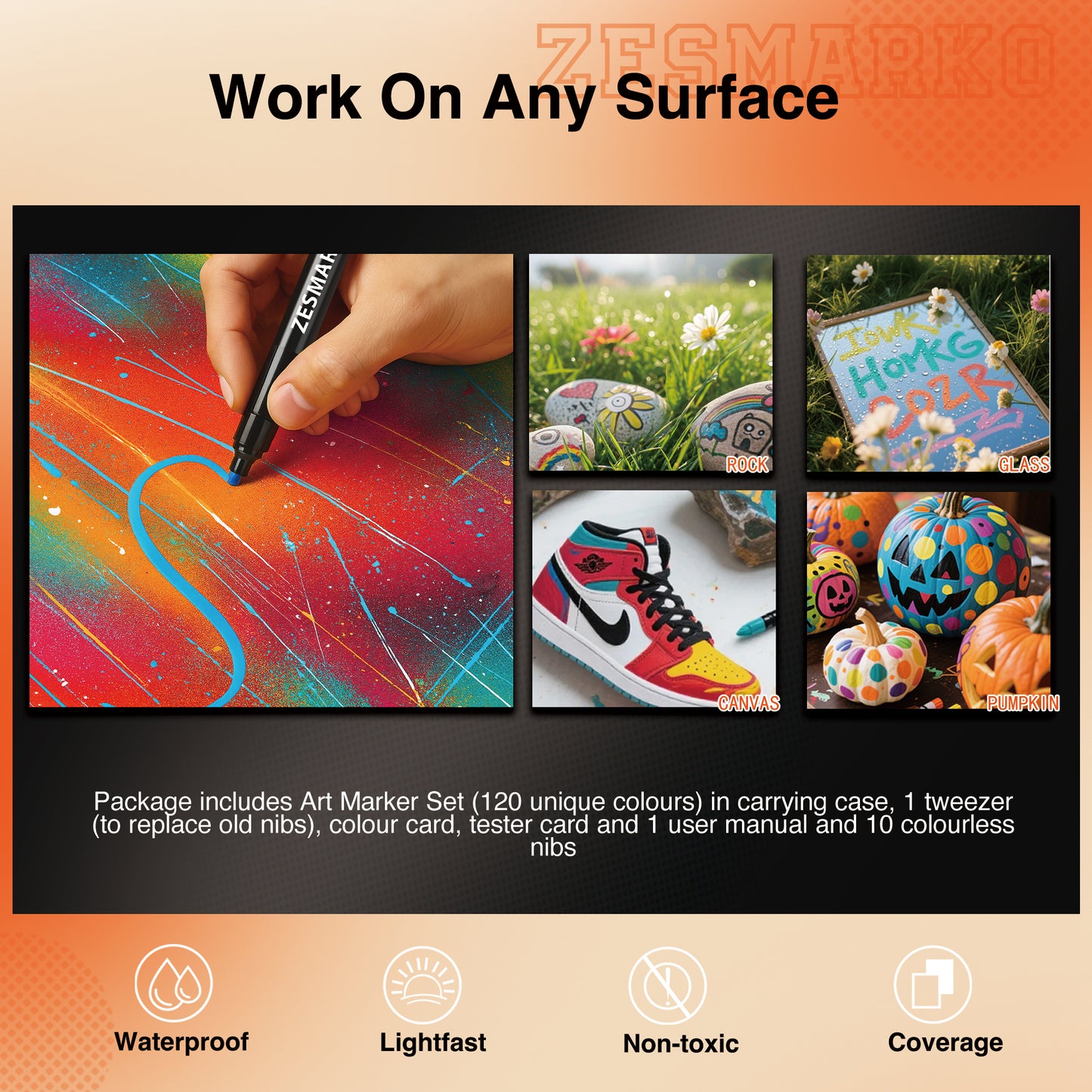 The best choice for DIY painting—new straight liquid acrylic marker