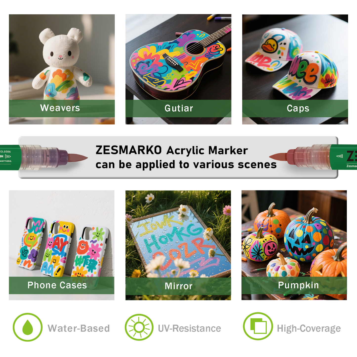 Waterproof Acrylic Markers for Outdoor Art – Fade-Resistant & Durable